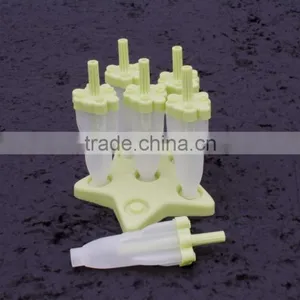BPA Free 5 Lolly Plastic Ice Popsicle Mold thumbnail-3