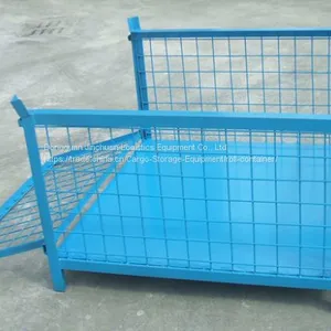 Durable Foldable Wire Mesh Container Steel Power Zinc Coating thumbnail-1