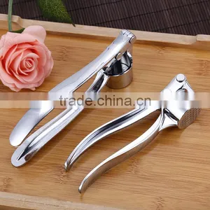 Factory Price Top Quality Full Stainless Steel Material Big Size Multifunctional Garlic Press thumbnail-4