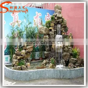 Hot Sale Stylized All Kinds of Garden Wall Fountain Indoor Artificial Waterfall Fountain thumbnail-4
