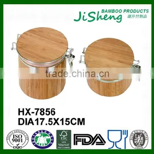 Hot Sales Storage Jar Bamboo Wood Coffee Sealed Canister for Sales thumbnail-1