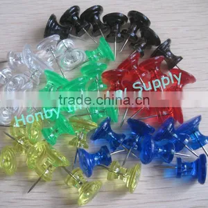 Decorative 26mm Transparent Large Giant Plastic Push Pins thumbnail-3