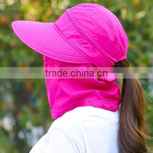 Ms Hat Summer Sun Hat Outdoor uv Beach Hat Tourism Hat Riding Face Sun Hat thumbnail-4