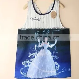 Sleeveless New Laser Printing Have Pocket Aprons thumbnail-1