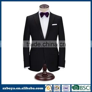 2015 Classic Style Bulk Wholesale Men's Wedding Suits Black Suit & Uniform for Business & Party thumbnail-1