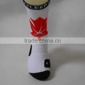 3D Digital Photo Print Design Elite Basketball Socks Men thumbnail-4