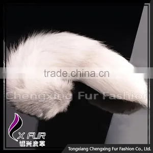 CX-R-45 Wholesale Fox Fur Hanging Decoration Key Chain thumbnail-1