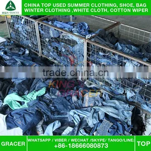 Second Hand High Quality Ladies Jeans Pants Used Clothing Singapore Style thumbnail-4