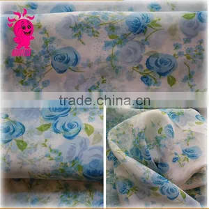 Wholesale African Fabric Light Blue Tulle Fabric Type thumbnail-1