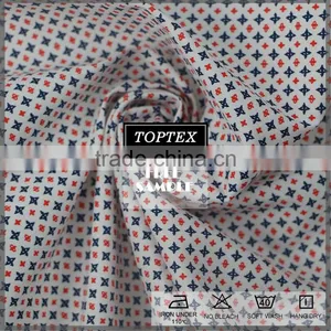 Fashionable 97% Cotton 3%Spandex Poplin Weave Shirt Fabric thumbnail-1