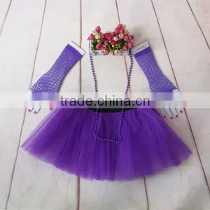 Plus Size Neon Woman Costume 80s Hen Fancy Dress Tutu Skirt Party Costume thumbnail-5