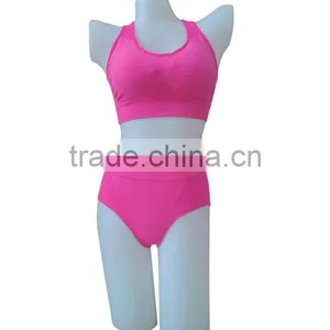 Top Quality Seamless Woman Underwear Ladies Lingerie Sport Bra and Panty Sets thumbnail-2