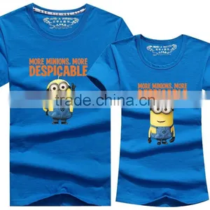 New Design Hot Sale Funny Couple T Shirts With Factory Price thumbnail-1