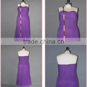 Wholesale Birthday Party Dress Evening Party Dress /Purple Evening Dress thumbnail-6