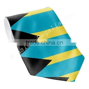 Bahamas Flags Neck Tie thumbnail-1