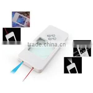 Multifunction LED Magnifier. Also Serves as a Counterfeit Money Detector, a Reading LED Light, and a Laser Pointer. thumbnail-1