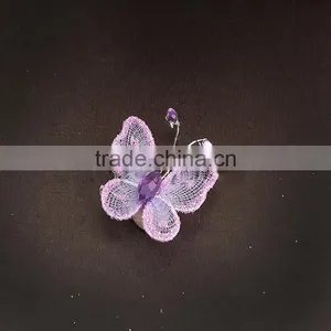 Wholesale Cheap Decorative Refrigerator Magnet Mesh Butterfly Accessories thumbnail-3