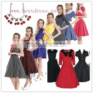 Bestdress Walson Rockabilly Retro Pin-up Vintage 50s Dress Clothes thumbnail-4