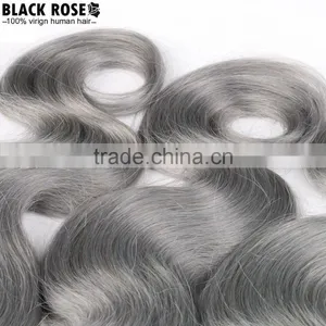 High Quality Wholesale Price 1B/grey Virgin Human Hair , Ombre Hair thumbnail-3