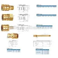 ZJ-MC Brass Mold Line Pneumatic Quick Coupling thumbnail-2
