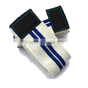Power Weight Lifting Elasticated Knee Bandage Wraps Gym Training Straps Support thumbnail-5