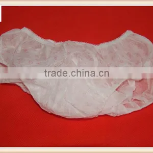 Female Disposable Non Woven Printed Underwear/panties thumbnail-1