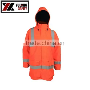 HRC2 Hi-visibility Fire Proof Rain Jackets For Sale thumbnail-2