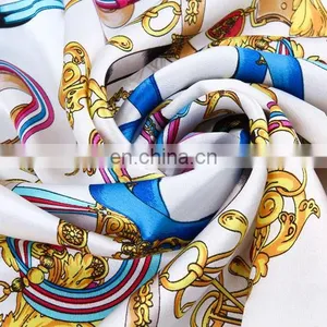 Wholesale 88cm Square China Twill Silk Scarf thumbnail-2