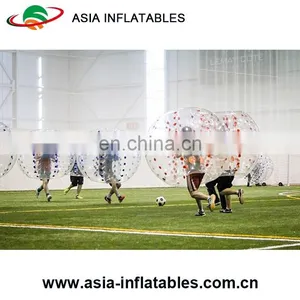 High Quality Transparent PVC/TPU Inflatable Bubble Soccer Ball, Football Size Zorb Ball for Sale thumbnail-2