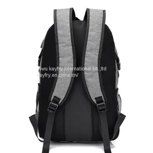 2017 Men’s Backpack Bag External USB Charge Brand Laptop Notebook Bag for Men thumbnail-3