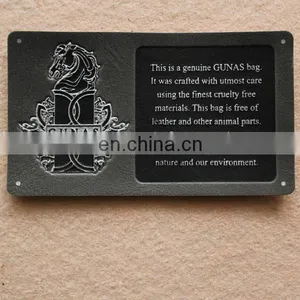 Customized Real Leather Label thumbnail-5