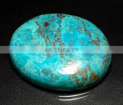 CUPRIC CHRYSOCOLLA/CHRYSOCOLLA GEMSTONE/CHRYSOCOLLA CABOCHON/NATURAL CHRYSOCOLLA STONE thumbnail-1