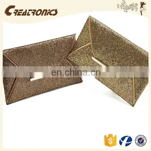 CR Passed European Test Colorful Convenient Envelope Shaped Ladies Clutch Bag Shining Pattern Leather Handbag Factory thumbnail-3