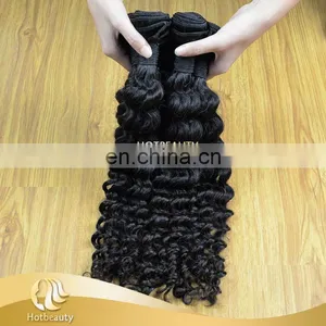 5a Virgin Mongolian Hair Unprocessed, Deep Wave Extensions. thumbnail-1