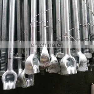 Hot Dip Galvanized Anchor Rods Thimble Eye, Twin Eye,Triple Eye thumbnail-1