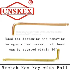 Non Sparking Wrench Hex Key With Ball Tools thumbnail-4