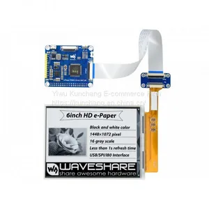 1448x1072 High Definition, 6inch E-Ink Display HAT for Raspberry Pi, Black/white, 16 Gray Scale thumbnail-3