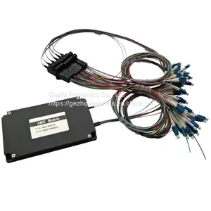 Dual 88-CH 50GHz Flat-Top AWG DWDM Mux Demux With 1% Tap Monitor thumbnail-1