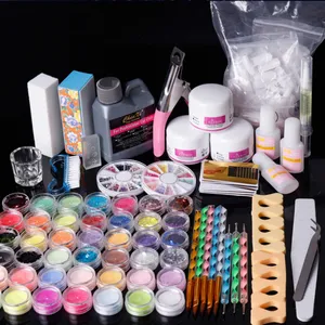 Dip Powder Glitter Acrylic Powder Nail Art Design thumbnail-3