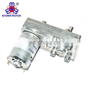 ET-CGM95-C 12V 6v 3volt Cylindrical dc Right Angle Gear Motor High Torque 95mm Flat Gearbox Length for Valve Actuator thumbnail-2