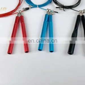Custom Fitness Weighted Aluminum Jump Rope Bearing Adjustable Skipping Rope thumbnail-1