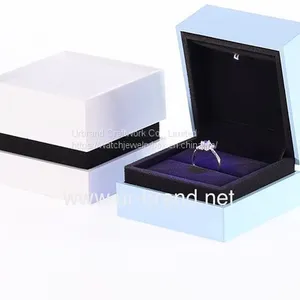 Wholesale Ready Stock Square White Paper Jewelry Set Boxes for Pendant Bracelet Rings Earrings thumbnail-1