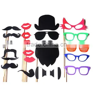 Colorful Kids Party Photo Booth Props With Stickers thumbnail-2