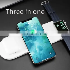 Universal Wireless Charger Wholesale New Arrivals 2020 Wireless Fast Charging For Iphone Mobile Phones For Charger 3 In 1 thumbnail-4