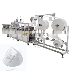High Speed Fully Automatic FFP2/FFP3 N95 Face Mask Machine For Folding Mask Making Machine thumbnail-3