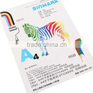 SINMARK Matte Surface 64mm*34mm Sticker Paper Printing Paper thumbnail-3