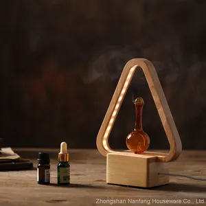 Triangle Essential Oil Aroma Diffuser With LED Table Lamp thumbnail-3