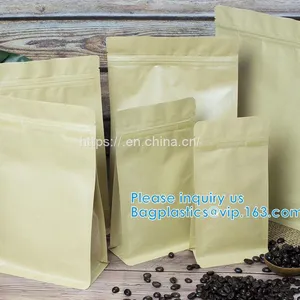 Kraft Paper Pouch, Odor Proof Bags, Zip Top Waterproof For Food Storage, Heavy Duty Ziplock, Heat Sealable thumbnail-4