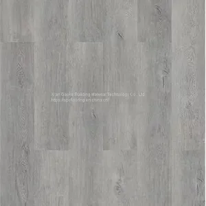 GKBM Greenpy MJ-W6009 New Eco-Friendly Waterproof Elegant Mist Grey Click Stone Plastic Composite SPC Flooring thumbnail-1