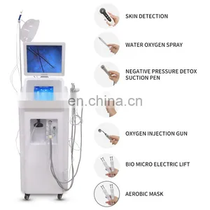 2020 New Arrival Water Oxygen Jet Facial Machine Skin Test Deep Cleaning Hydration Lifting Skin Care Beauty Instrument thumbnail-1